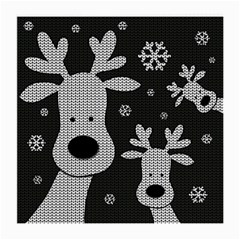 Cute Reindeer  Medium Glasses Cloth by Valentinaart