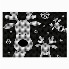 Cute Reindeer  Large Glasses Cloth