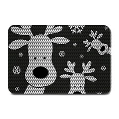 Cute Reindeer  Plate Mats by Valentinaart