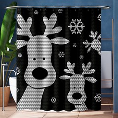 Cute Reindeer  Shower Curtain 60  X 72  (medium)  by Valentinaart