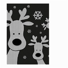 Cute Reindeer  Small Garden Flag (two Sides) by Valentinaart