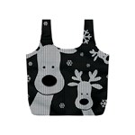 Cute Reindeer  Full Print Recycle Bags (S)  Front