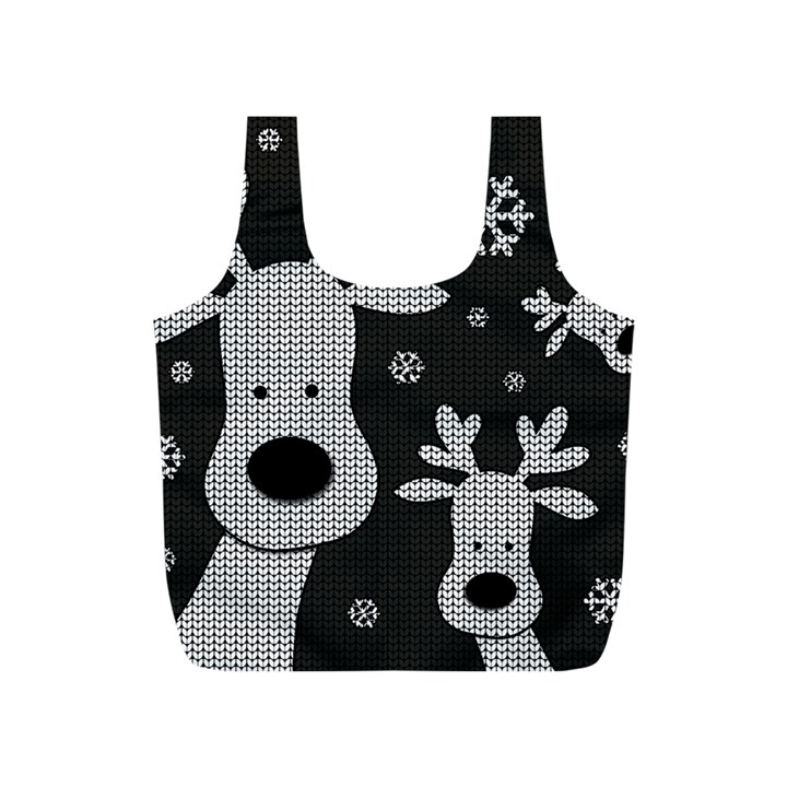 Cute Reindeer  Full Print Recycle Bags (S) 