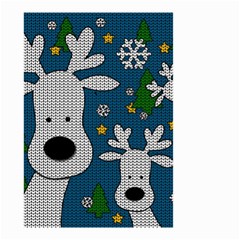 Cute Reindeer  Small Garden Flag (two Sides) by Valentinaart