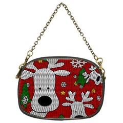 Cute Reindeer  Chain Purses (two Sides)  by Valentinaart