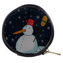 Snowman Mini Makeup Bags by Valentinaart