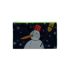 Snowman Cosmetic Bag (xs) by Valentinaart