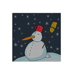 Snowman Satin Bandana Scarf by Valentinaart