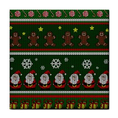 Ugly Christmas Sweater Tile Coasters by Valentinaart