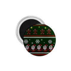 Ugly Christmas Sweater 1 75  Magnets by Valentinaart