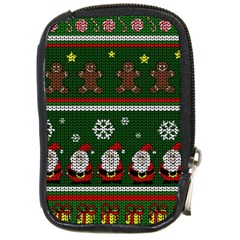 Ugly Christmas Sweater Compact Camera Cases by Valentinaart