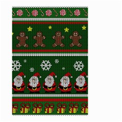 Ugly Christmas Sweater Small Garden Flag (two Sides) by Valentinaart