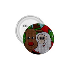 Santa And Rudolph Selfie  1 75  Buttons