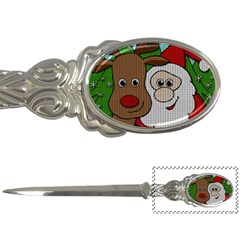 Santa and Rudolph selfie  Letter Openers