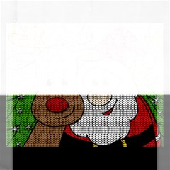 Santa And Rudolph Selfie  Rectangular Jigsaw Puzzl by Valentinaart