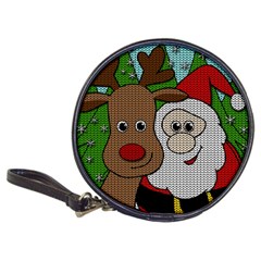 Santa and Rudolph selfie  Classic 20-CD Wallets