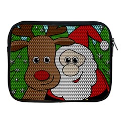 Santa and Rudolph selfie  Apple iPad 2/3/4 Zipper Cases