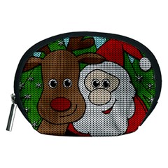 Santa and Rudolph selfie  Accessory Pouches (Medium) 