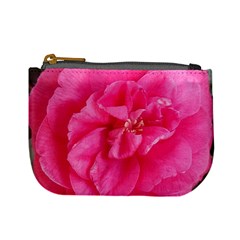 Pink Flower Japanese Tea Rose Floral Design Mini Coin Purses by yoursparklingshop