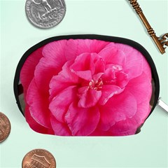 Pink Flower Japanese Tea Rose Floral Design Accessory Pouches (medium)  by yoursparklingshop