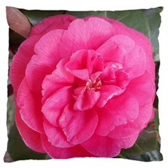 Pink Flower Japanese Tea Rose Floral Design Standard Flano Cushion Case (two Sides) by yoursparklingshop