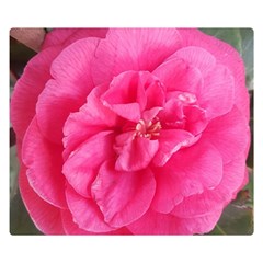 Pink Flower Japanese Tea Rose Floral Design Double Sided Flano Blanket (small)  by yoursparklingshop