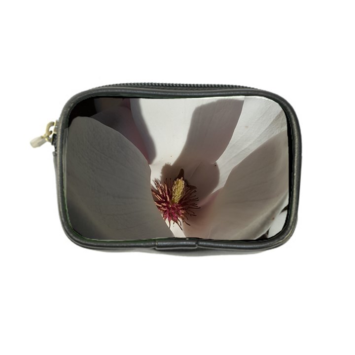 Magnolia Floral Flower Pink White Coin Purse