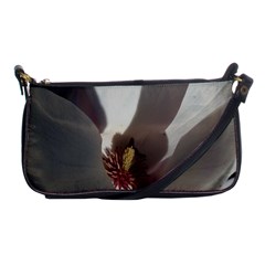 Magnolia Floral Flower Pink White Shoulder Clutch Bags by yoursparklingshop