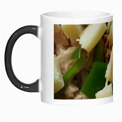 Cheese And Peppers Green Yellow Funny Design Morph Mugs by yoursparklingshop