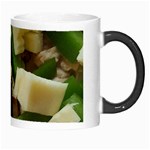 Cheese and Peppers Green Yellow Funny Design Morph Mugs Right