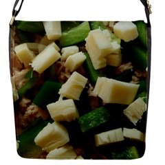 Cheese And Peppers Green Yellow Funny Design Flap Messenger Bag (s) by yoursparklingshop