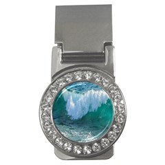 Awesome Wave Ocean Photography Money Clips (cz)  by yoursparklingshop