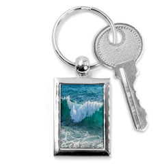 Awesome Wave Ocean Photography Key Chains (rectangle)  by yoursparklingshop