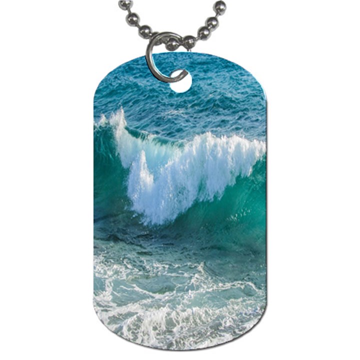 Awesome Wave Ocean Photography Dog Tag (One Side)