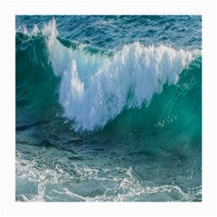 Awesome Wave Ocean Photography Medium Glasses Cloth by yoursparklingshop