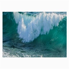 Awesome Wave Ocean Photography Large Glasses Cloth (2-side)