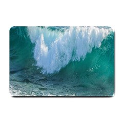 Awesome Wave Ocean Photography Small Doormat  by yoursparklingshop