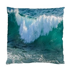 Awesome Wave Ocean Photography Standard Cushion Case (one Side) by yoursparklingshop