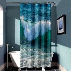 Awesome Wave Ocean Photography Shower Curtain 36  X 72  (stall)  by yoursparklingshop