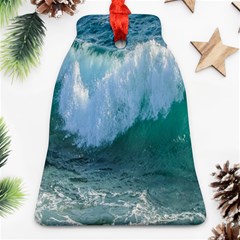 Awesome Wave Ocean Photography Ornament (bell) by yoursparklingshop