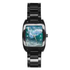 Awesome Wave Ocean Photography Stainless Steel Barrel Watch by yoursparklingshop