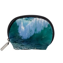 Awesome Wave Ocean Photography Accessory Pouches (small)  by yoursparklingshop