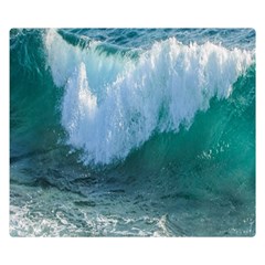 Awesome Wave Ocean Photography Double Sided Flano Blanket (small)  by yoursparklingshop