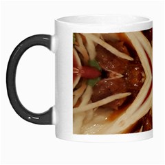 Spaghetti Italian Pasta Kaleidoscope Funny Food Star Design Morph Mugs by yoursparklingshop