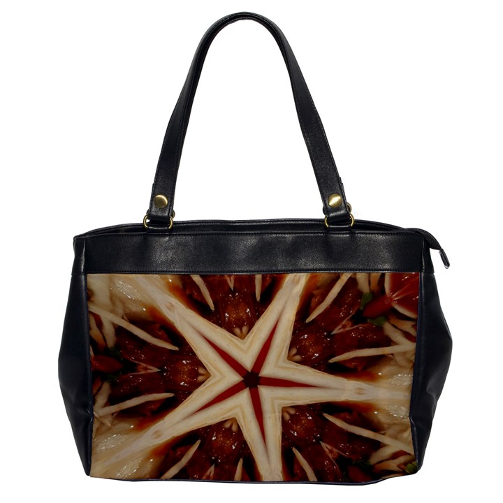 Spaghetti Italian Pasta Kaleidoscope Funny Food Star Design Office Handbags