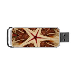 Spaghetti Italian Pasta Kaleidoscope Funny Food Star Design Portable Usb Flash (one Side) by yoursparklingshop