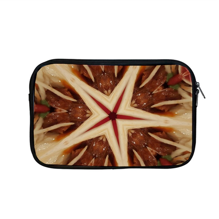 Spaghetti Italian Pasta Kaleidoscope Funny Food Star Design Apple MacBook Pro 13  Zipper Case