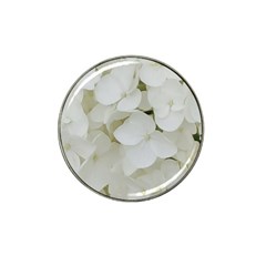 Hydrangea Flowers Blossom White Floral Elegant Bridal Chic Hat Clip Ball Marker