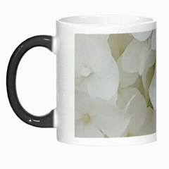 Hydrangea Flowers Blossom White Floral Elegant Bridal Chic Morph Mugs