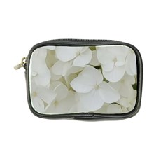 Hydrangea Flowers Blossom White Floral Elegant Bridal Chic Coin Purse by yoursparklingshop